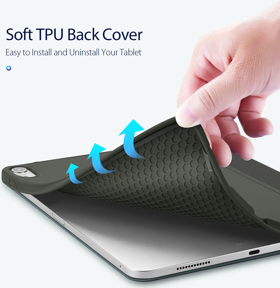 Dux Ducis Osom Series Apple iPad Air 2020 / 2022 Hoes Tri-Fold Groen afbeelding 2