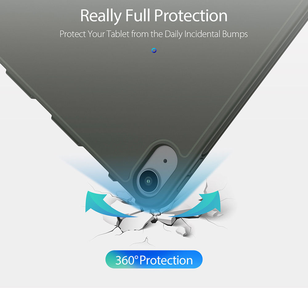 Dux Ducis Osom Series Apple iPad Air 2020 / 2022 Hoes Tri-Fold Groen afbeelding 8