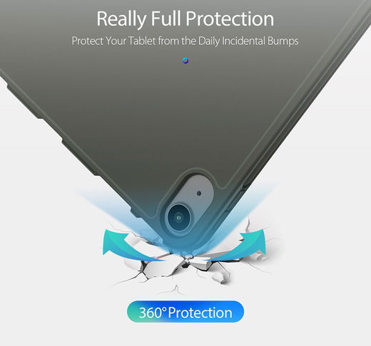 Dux Ducis Osom Series Apple iPad Air 2020 / 2022 Hoes Tri-Fold Groen afbeelding 8