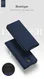 Dux Ducis Skin Pro Series Motorola Moto E7 Plus Flip Hoesje Blauw afbeelding 6