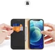 Dux Ducis Hivo Series Apple iPhone 12 Mini Hoesje Book Case Zwart afbeelding 2