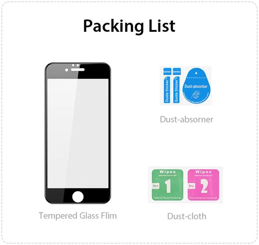 Dux Ducis iPhone 8 / 7 / SE 2020 / 2022 Tempered Glass Screenprotector afbeelding 11