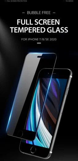 Dux Ducis iPhone 8 / 7 / SE 2020 / 2022 Tempered Glass Screenprotector afbeelding 2