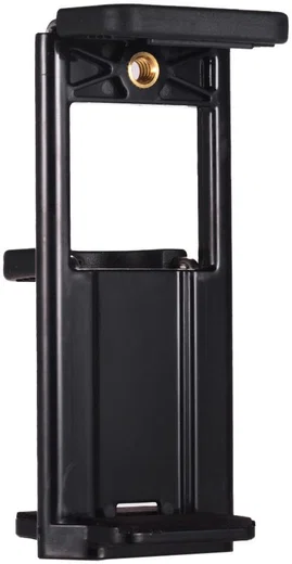Telefoon en Tablet Houder Adapter voor Tripod en Selfiestick Zwart afbeelding 1