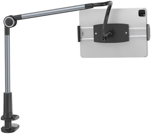 Baseus 360° Verstelbare Tablet en Telefoonhouder Bureau en Bed Grijs afbeelding 4