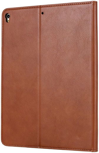 Apple iPad 10.2 2019 / 2020 / 2021 Portemonnee Tri-Fold Hoes Bruin afbeelding 2