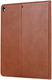 Apple iPad 10.2 2019 / 2020 / 2021 Portemonnee Tri-Fold Hoes Bruin afbeelding 2