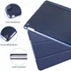 iPad 10.2 2019 / 2020 / 2021 Tri-Fold Book Case met Standaard Blauw afbeelding 4
