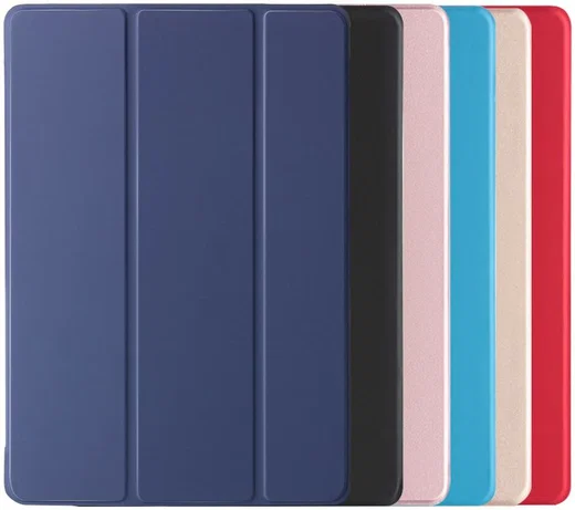 iPad 10.2 2019 / 2020 / 2021 Tri-Fold Book Case met Standaard Blauw afbeelding 9