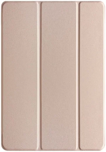 iPad 10.2 2019/2020 /2021 Tri-Fold Book Case met Standaard Roze/Goud afbeelding 1