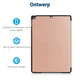 Apple iPad 10.2 (2021/2020/2019) Hoes Tri-Fold Book Case Roze afbeelding 3