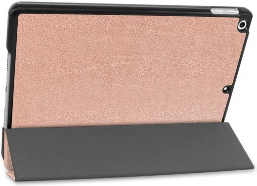 Apple iPad 10.2 (2021/2020/2019) Hoes Tri-Fold Book Case Roze afbeelding 13