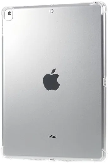 Apple iPad 10.2 (2019/2020/2021) Hoes Transparant TPU afbeelding 1