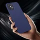 Apple iPhone 12 / 12 Pro Hoesje Twill Slim Textuur Back Cover Blauw afbeelding 4