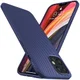 Apple iPhone 12 Pro Max Hoesje Twill Slim Textuur Back Cover Blauw afbeelding 2
