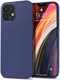 Apple iPhone 12 Pro Max Hoesje Twill Slim Textuur Back Cover Blauw afbeelding 1