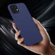 Apple iPhone 12 Pro Max Hoesje Twill Slim Textuur Back Cover Blauw afbeelding 4