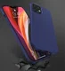 Apple iPhone 12 Pro Max Hoesje Twill Slim Textuur Back Cover Blauw afbeelding 5