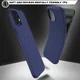 Apple iPhone 12 Pro Max Hoesje Twill Slim Textuur Back Cover Blauw afbeelding 7