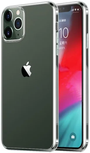 Apple iPhone 12 Pro Max Hoesje Dun TPU Transparant afbeelding 1