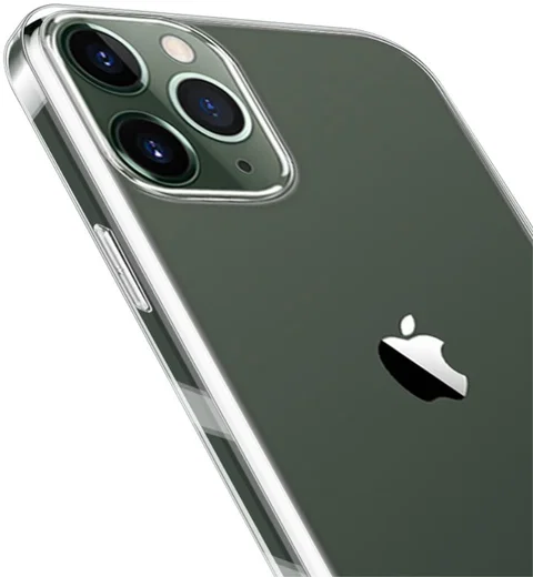 Apple iPhone 12 Pro Max Hoesje Dun TPU Transparant afbeelding 4