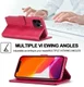 LC.IMEEKE Apple iPhone 12 Mini Hoesje Portemonnee Book Case Rood afbeelding 10