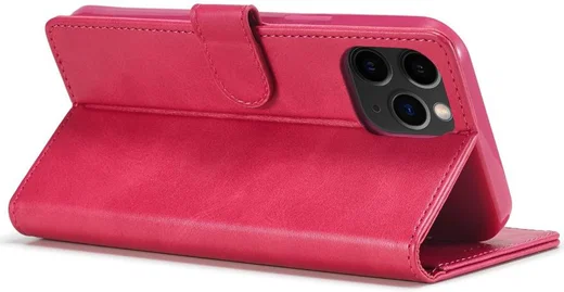 LC.IMEEKE Apple iPhone 12 Mini Hoesje Portemonnee Book Case Rood afbeelding 6