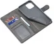 LC.IMEEKE Apple iPhone 12 Mini Hoesje Portemonnee Book Case Grijs afbeelding 8