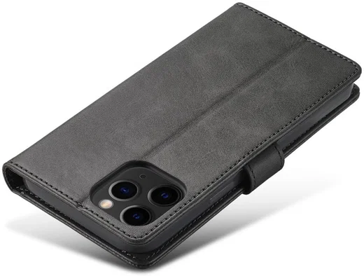LC.IMEEKE Apple iPhone 12 Mini Hoesje Portemonnee Book Case Grijs afbeelding 7