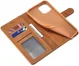 LC.IMEEKE Apple iPhone 12 Mini Hoesje Portemonnee Book Case Bruin afbeelding 8