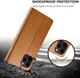 LC.IMEEKE Apple iPhone 12 Mini Hoesje Portemonnee Book Case Bruin afbeelding 13