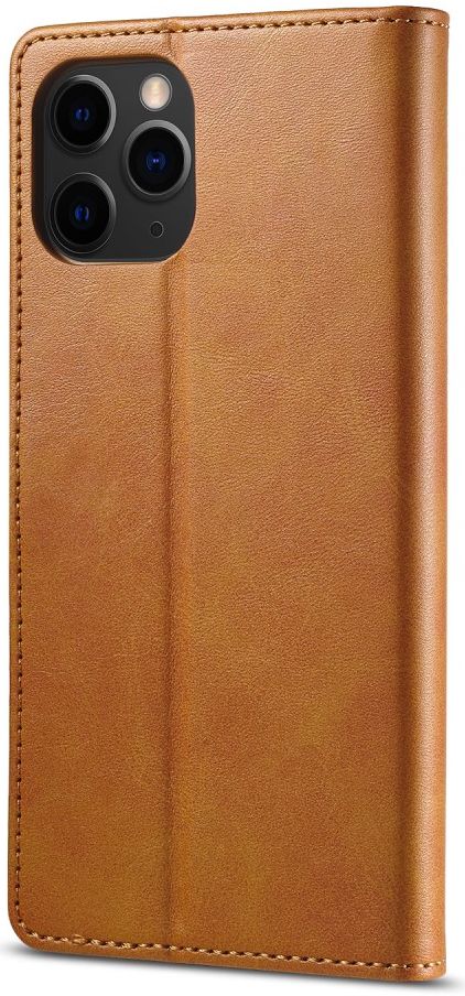 LC.IMEEKE Apple iPhone 12 Mini Hoesje Portemonnee Book Case Bruin afbeelding 2
