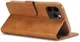 LC.IMEEKE Apple iPhone 12 Mini Hoesje Portemonnee Book Case Bruin afbeelding 6