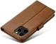 LC.IMEEKE Apple iPhone 12 Mini Hoesje Portemonnee Book Case Bruin afbeelding 7
