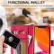 LC.IMEEKE Apple iPhone 12 / 12 Pro Hoesje Portemonnee Book Case Rood afbeelding 11