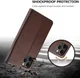 LC.IMEEKE Apple iPhone 12 / 12 Pro Hoesje Portemonnee Book Case Coffee afbeelding 10