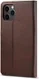 LC.IMEEKE Apple iPhone 12 / 12 Pro Hoesje Portemonnee Book Case Coffee afbeelding 2