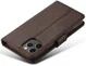 LC.IMEEKE Apple iPhone 12 / 12 Pro Hoesje Portemonnee Book Case Coffee afbeelding 8