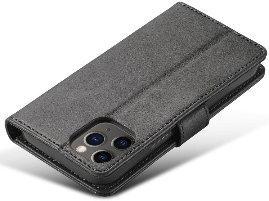 LC.IMEEKE Apple iPhone 12 Pro Max Hoesje Portemonnee Book Case Grijs afbeelding 7