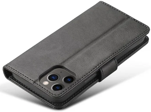 LC.IMEEKE Apple iPhone 12 Pro Max Hoesje Portemonnee Book Case Grijs afbeelding 7
