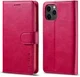 LC.IMEEKE Apple iPhone 12 Pro Max Hoesje Portemonnee Book Case Rood afbeelding 4