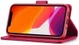 LC.IMEEKE Apple iPhone 12 Pro Max Hoesje Portemonnee Book Case Rood afbeelding 3
