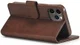 LC.IMEEKE Apple iPhone 12 Pro Max Hoesje Portemonnee Book Case Coffee afbeelding 6