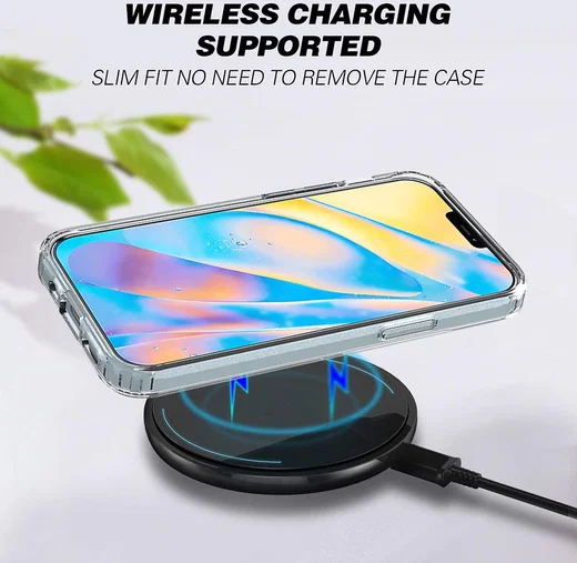 Apple iPhone 12 Mini Hoesje Hybride Armor Back Cover Transparant afbeelding 4