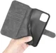 DG Ming Apple iPhone 12 Mini Hoesje Retro Wallet Book Case Grijs afbeelding 7