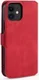 DG Ming Apple iPhone 12 Mini Hoesje Retro Wallet Book Case Rood afbeelding 4