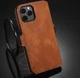 DG Ming Apple iPhone 12 / 12 Pro Hoesje Retro Wallet Book Case Bruin afbeelding 9
