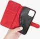DG Ming Apple iPhone 12 Pro Max Hoesje Retro Wallet Book Case Rood afbeelding 7
