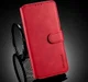DG Ming Apple iPhone 12 Pro Max Hoesje Retro Wallet Book Case Rood afbeelding 8