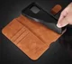 DG Ming Apple iPhone 12 Pro Max Hoesje Retro Wallet Book Case Bruin afbeelding 6